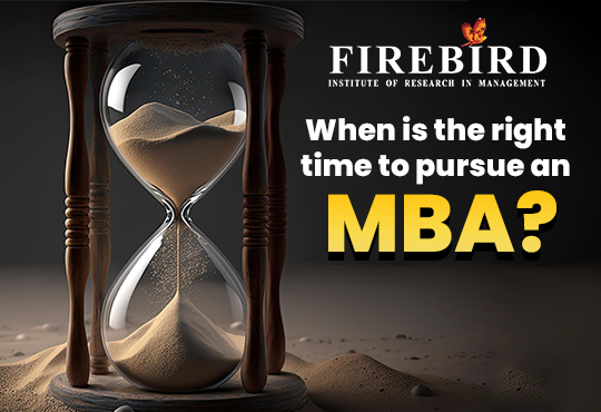 When is the right time to pursue an MBA